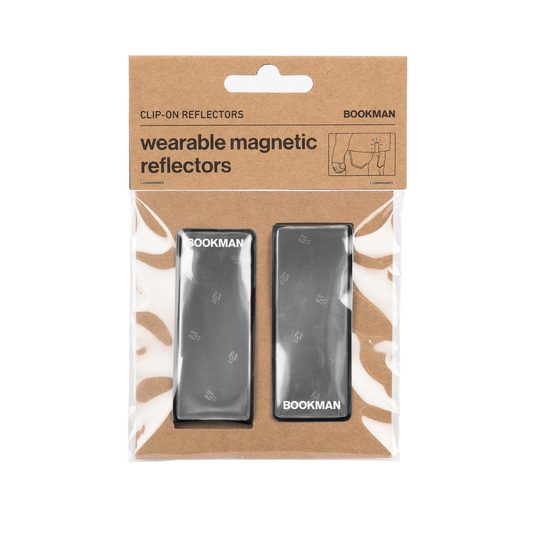 Bookman Urban Visibility Clip-on Reflectors Black 