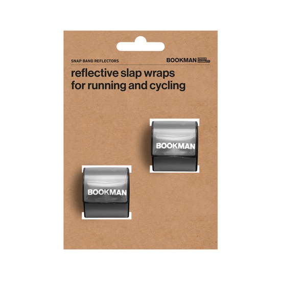 Bookman Urban Visibility Snap Band Reflectors Black