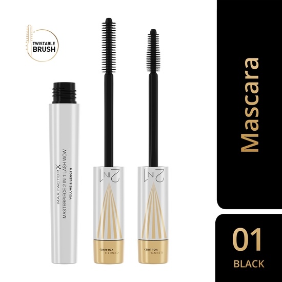 MAX FACTOR Masterpiece 2in1 001 Black
