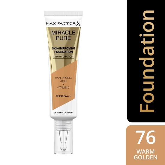 MAX FACTOR Miracle Pure Foundation 76 warm golden