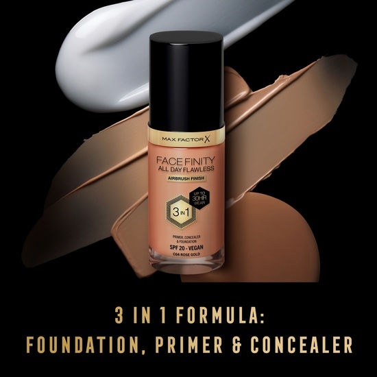 MAX FACTOR All Day Flawles 3in1 Foundation 064 Rose gold