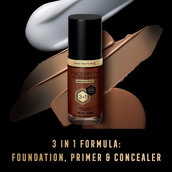 MAX FACTOR All Day Flawles 3in1 Foundation 110 Espresso