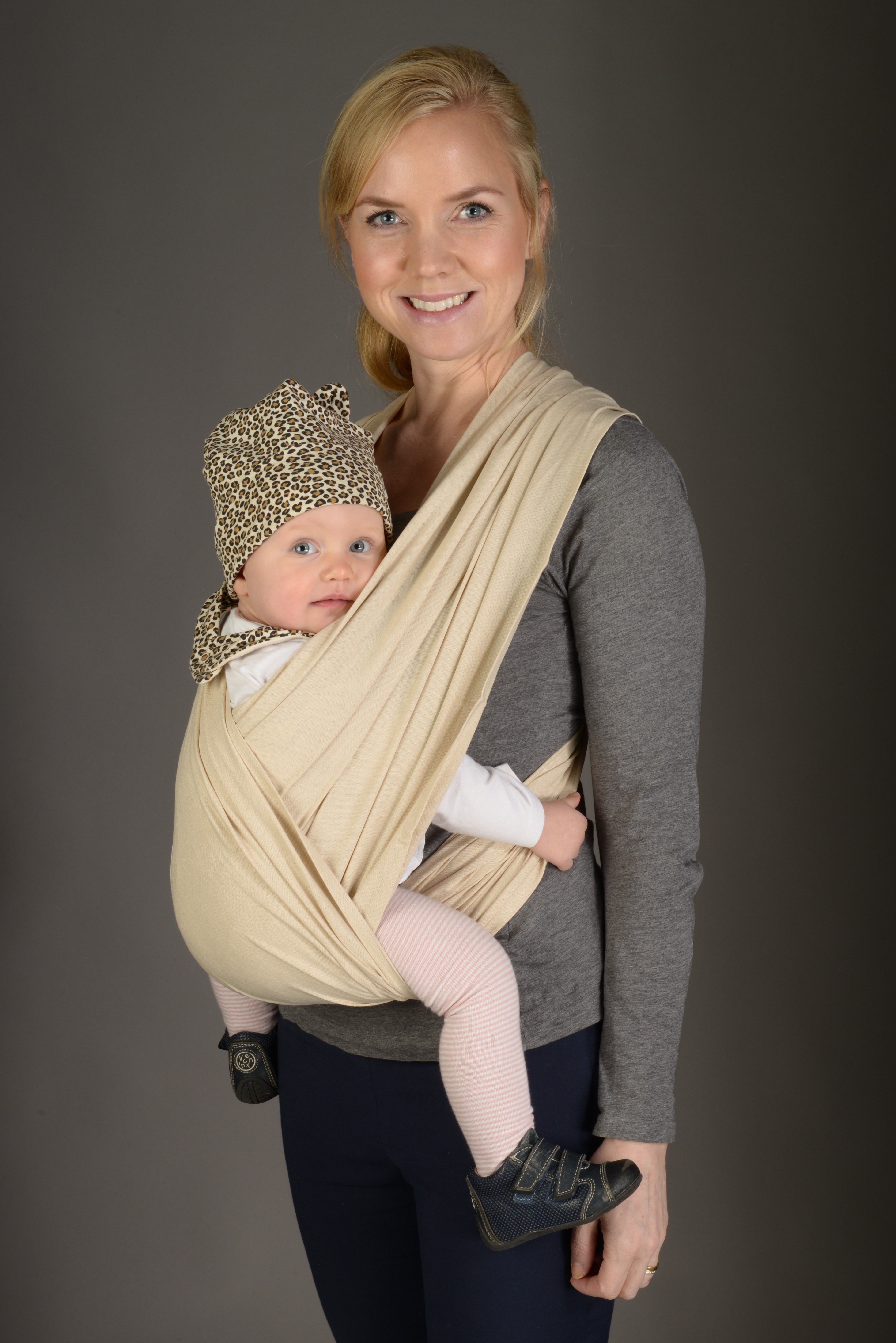 EasyHug Original bärsjal Sand stl M