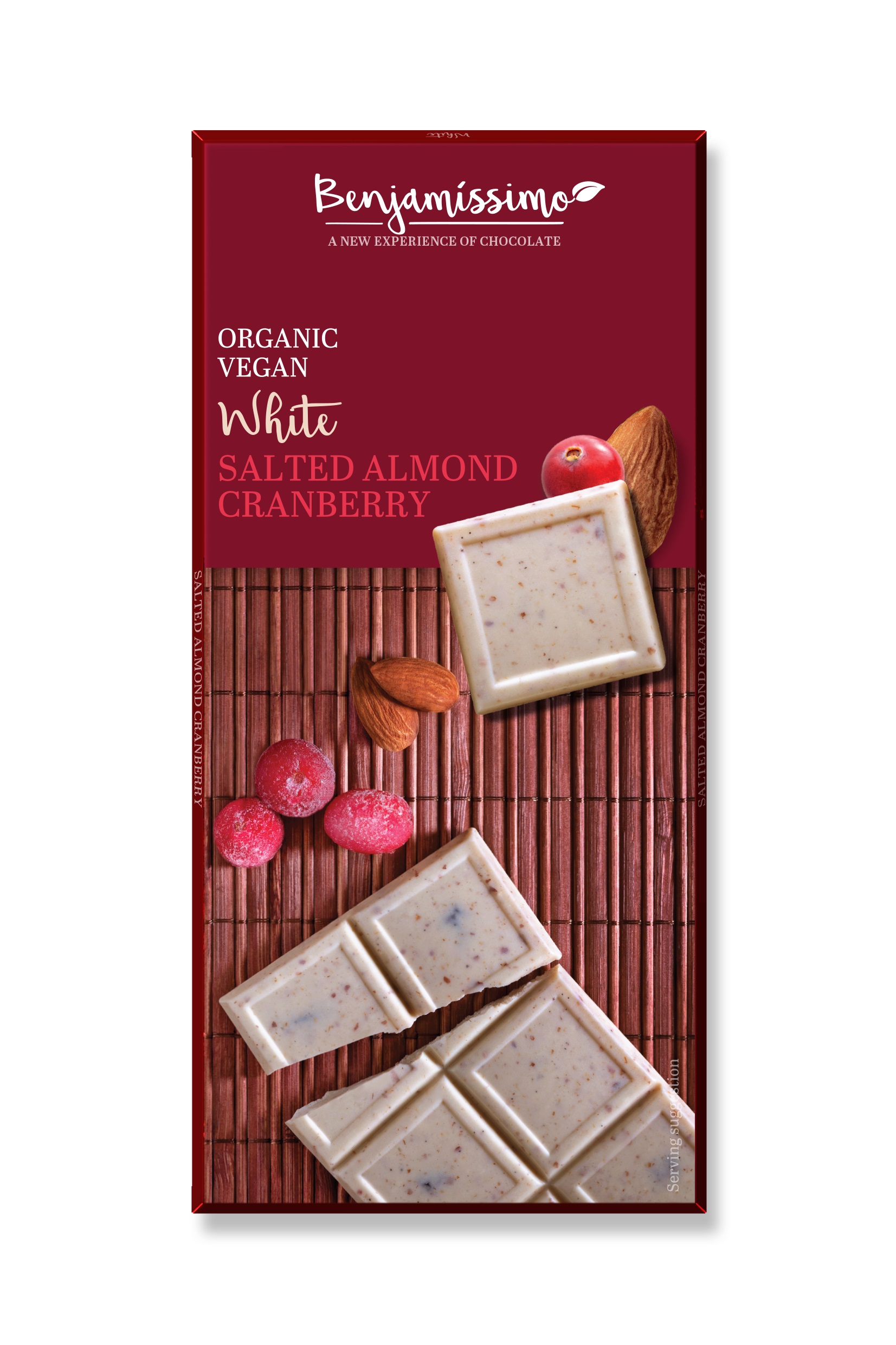 Benjamissimo Choklad Vit Salt Mandel & Tranbär 70 g