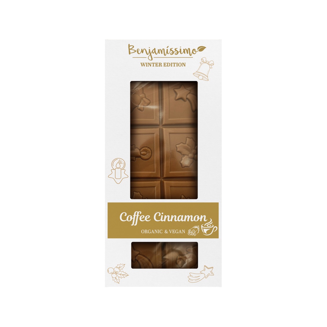 Benjamissimo Choklad Vit Kaffe & Kanel 60 g