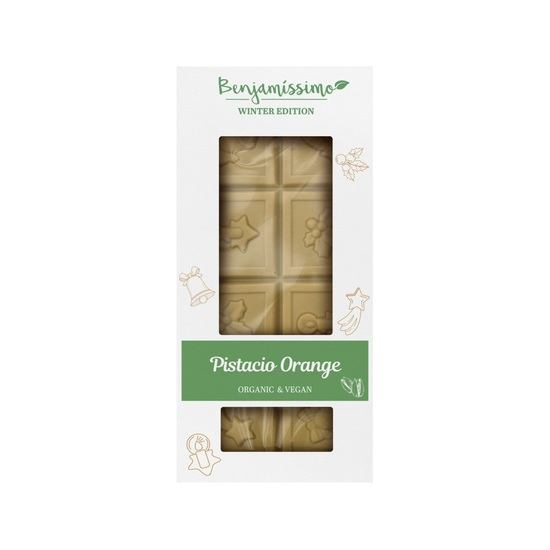 Benjamissimo Choklad Vit Pistage & Apelsin 60 g