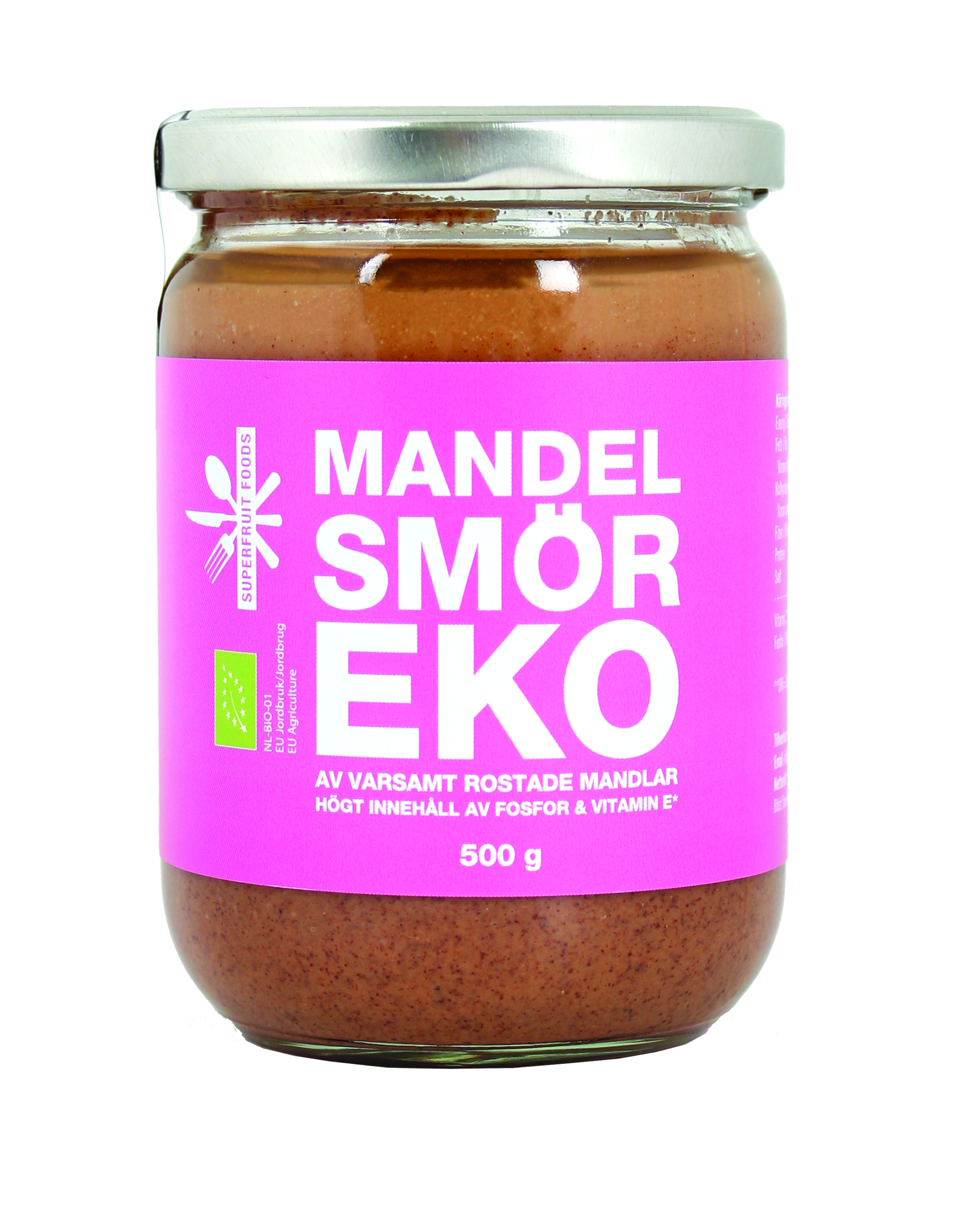 Superfruit Foods Mandelsmör 500 g