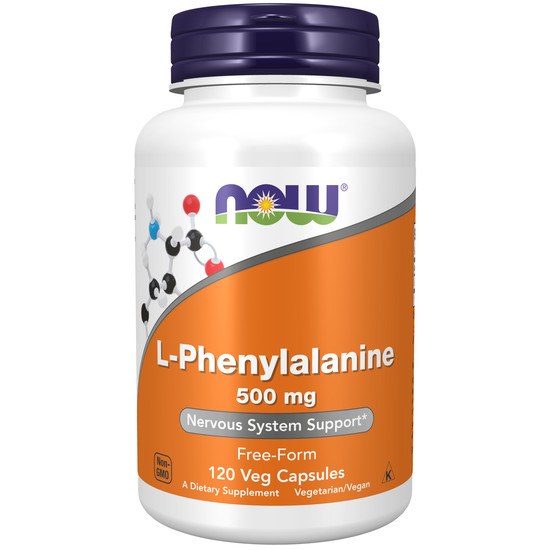 NOW Phenylalanine 500 mg 120 kapslar