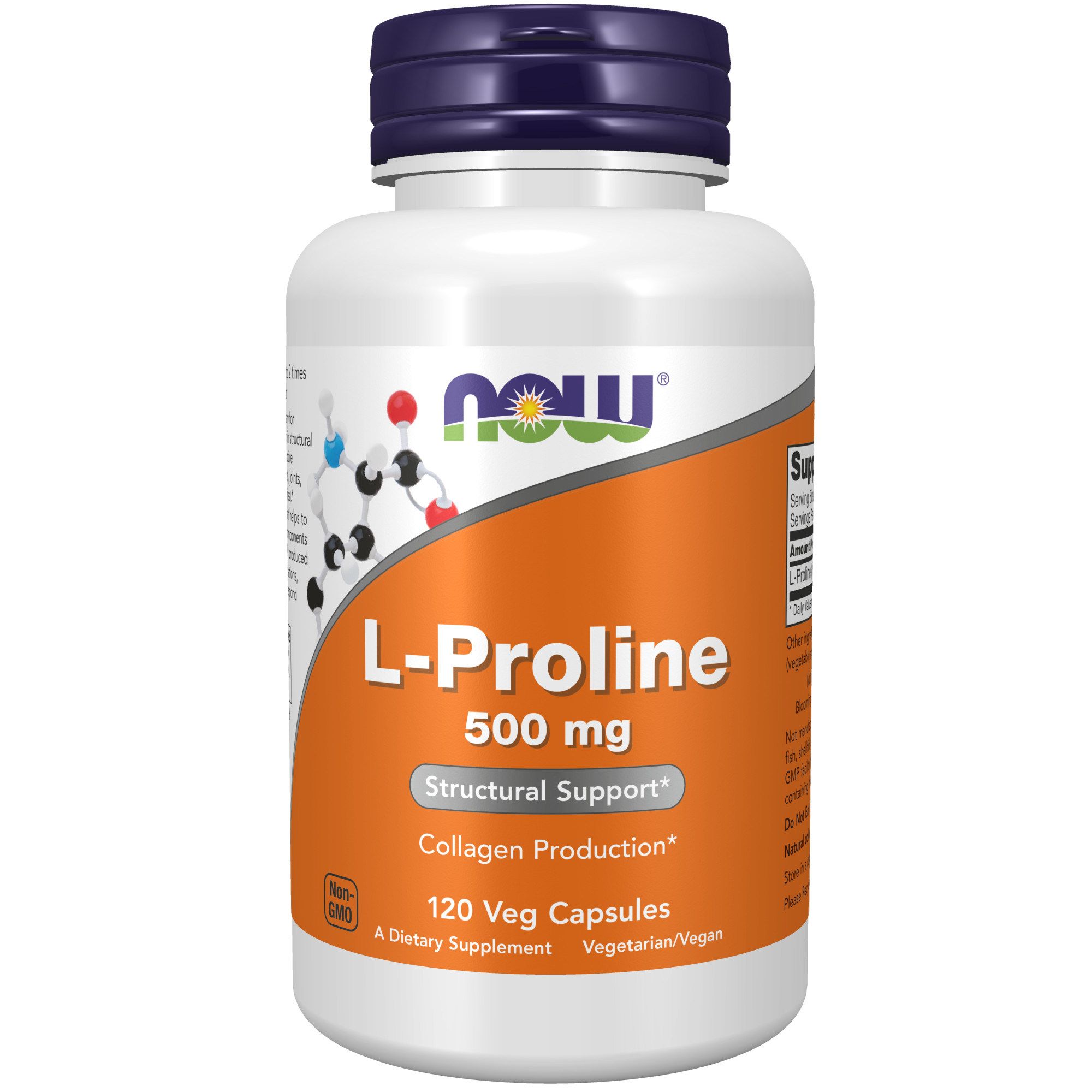 NOW Proline 500 mg 120 kapslar