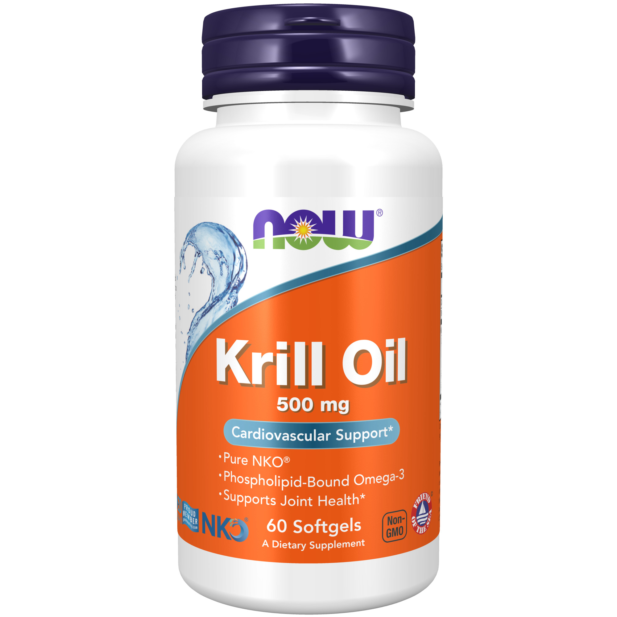 NOW Krill Oil 500 mg 60 kapslar