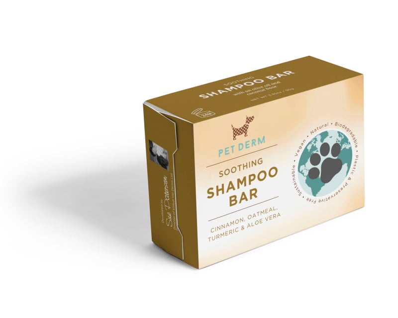 Pet Derm Lugnande Schampotvål för Hundar 95 g