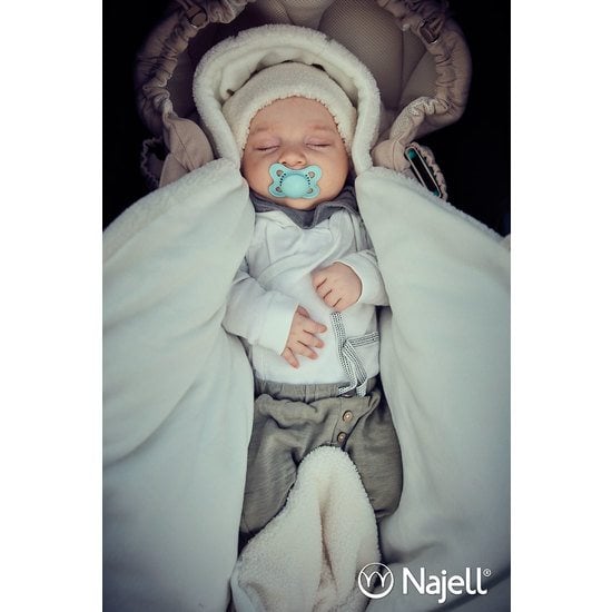 Najell Teddy Baby Overall Teddy White
