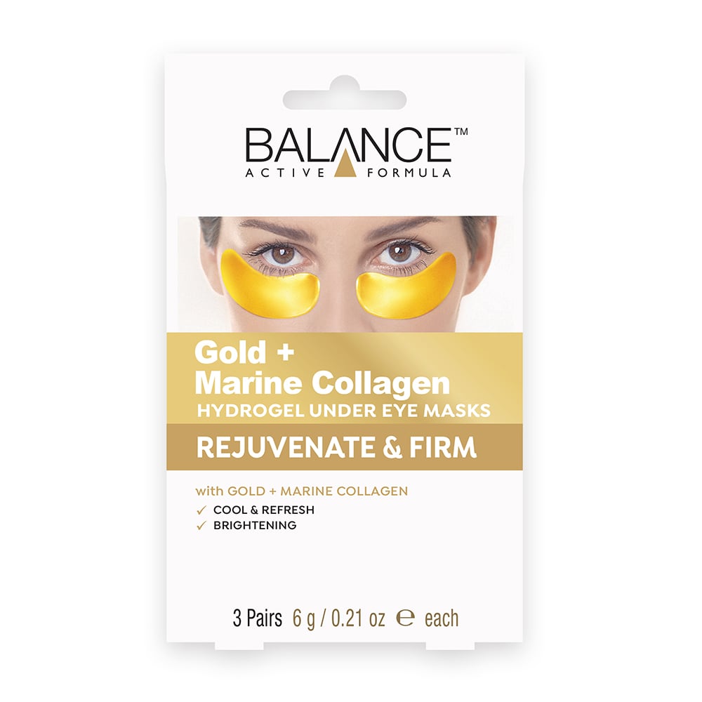 Balance Active Formula GOLD + MARINE Collagen Hydrogel under Eye Masks 3x6 g