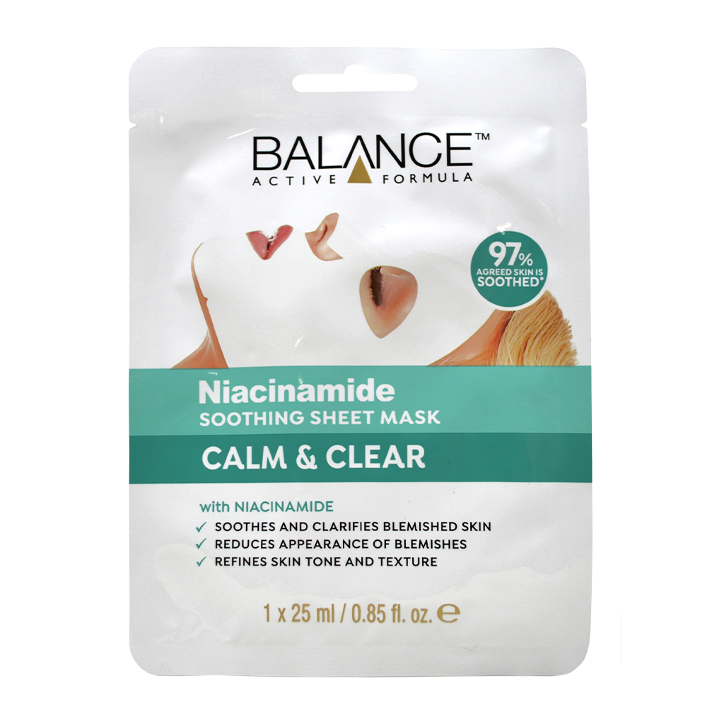 Balance Active Formula NIACINAMIDE Sheet Mask 1x25 ml