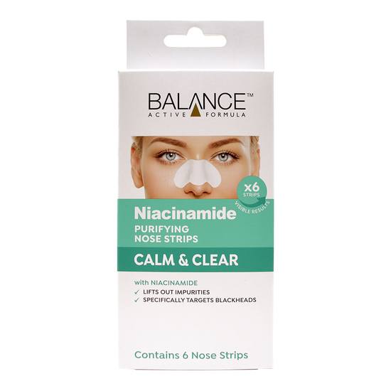 Balance Active Formula NIACINAMIDE Nose Strip 6 st