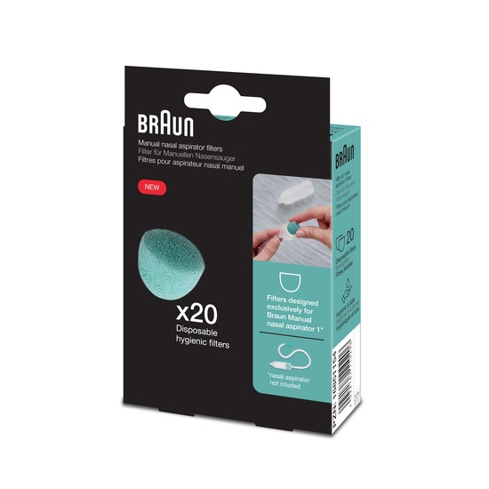Braun Filter Refill Manuell Nässug Nasal Aspirator