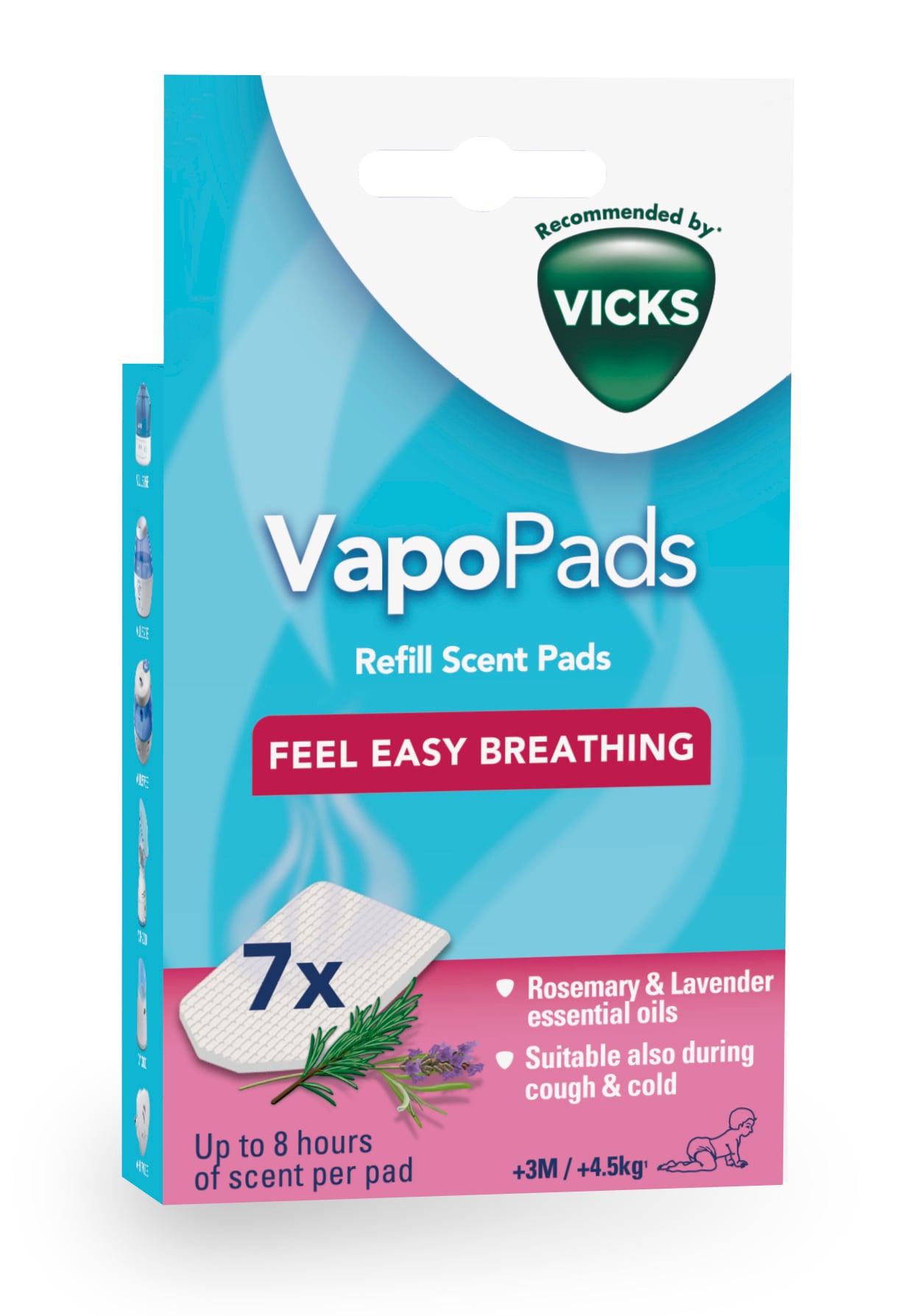 Vicks Vapopad Rosemary & Lavendel 7 st
