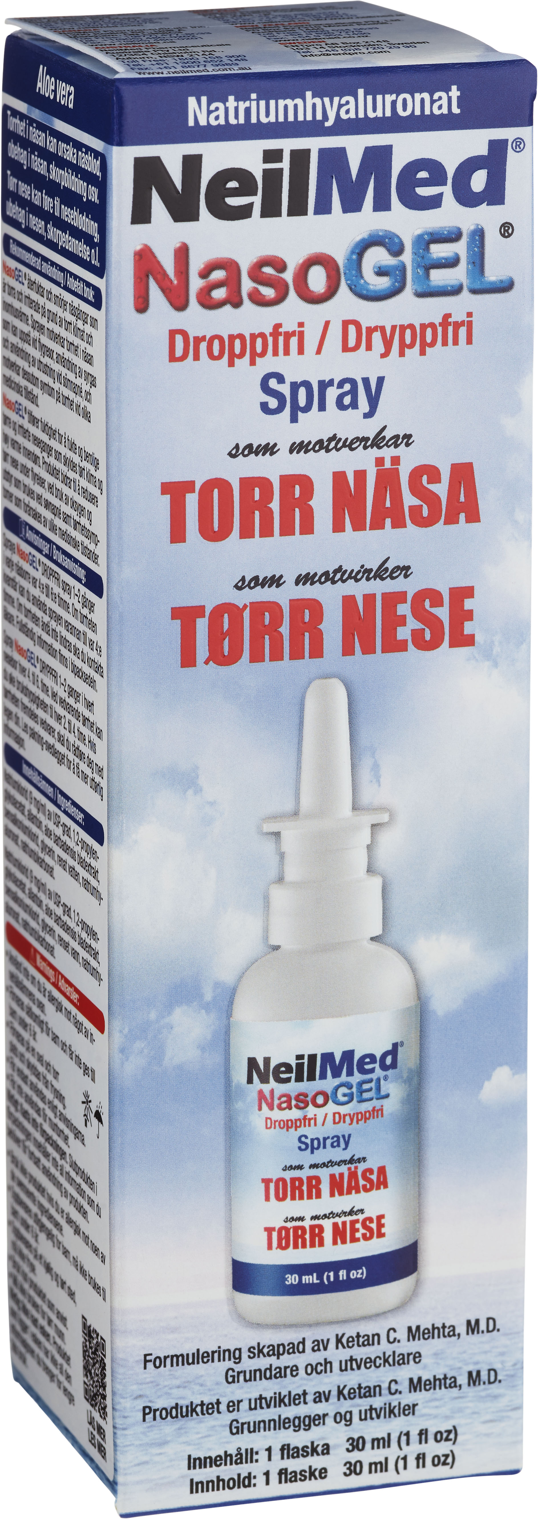 NeilMed NasoGel Spray mot Torr Näsa 30 ml