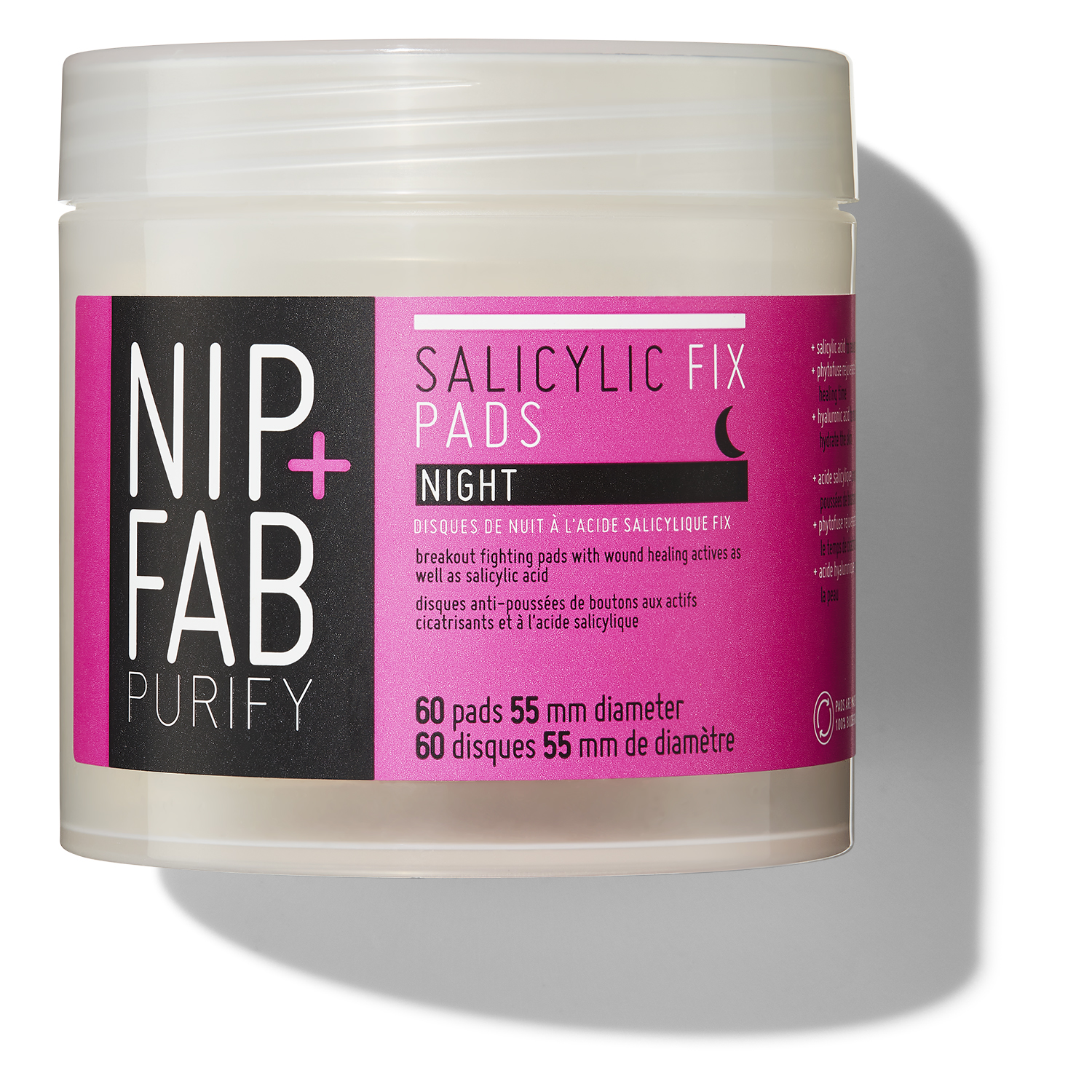 NIP+FAB Salicylic Acid Night Pads 60 st