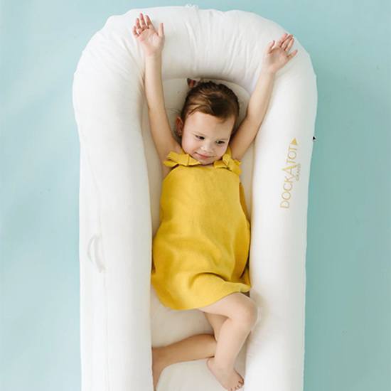 DockATot Grand XL Babynest Pristine White
