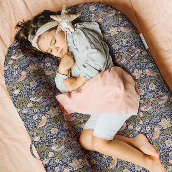 DockATot Grand XL Babynest Strawberry Thief William Morris