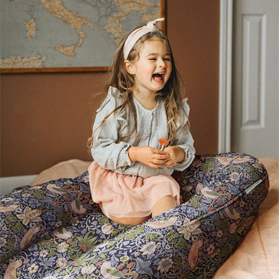 DockATot Grand XL Babynest Strawberry Thief William Morris