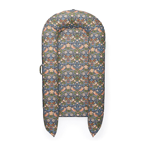 DockATot Grand XL Babynest Strawberry Thief William Morris