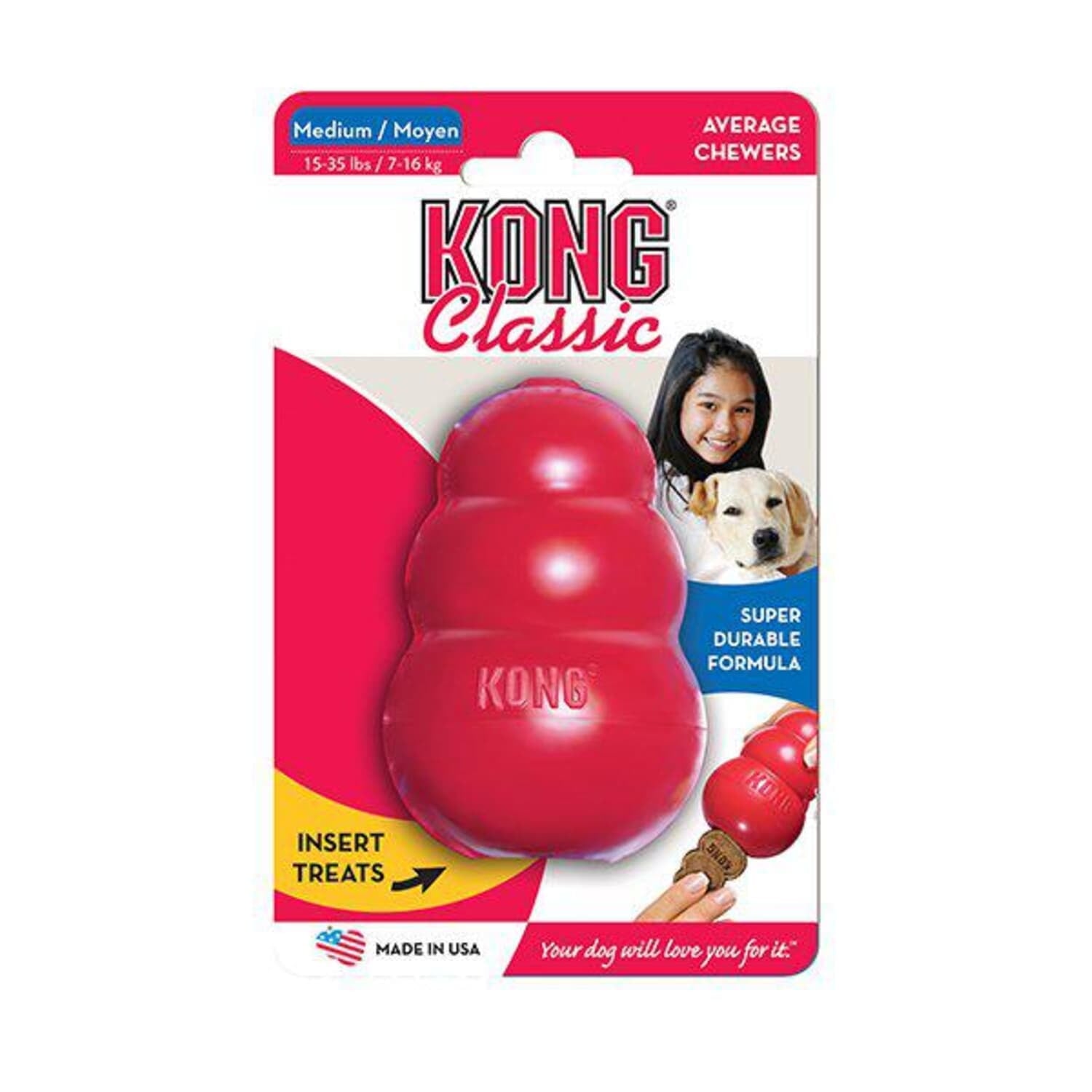 Alternativ bild 1 för KONG Classic Röd (M)