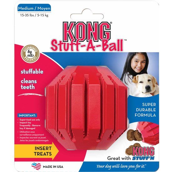 Kong Stuff A Ball M 16.5 x 14 x 8 cm