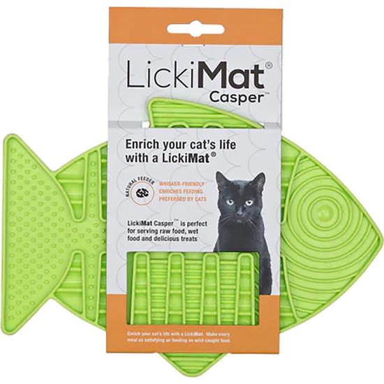 Lickimat Cat Casper Grön 22x16 cm