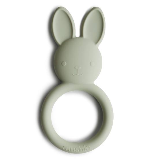 Mushie Bitring Bunny Sage