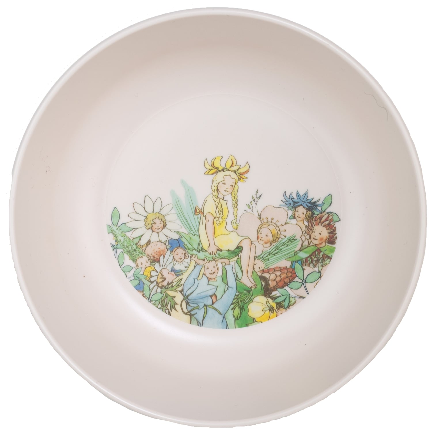 Alternativ bild 1 för Rätt Start skål stor, Elsa Beskow Blomsterfesten