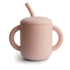 mushie-silicone-training-cup-straw-blush