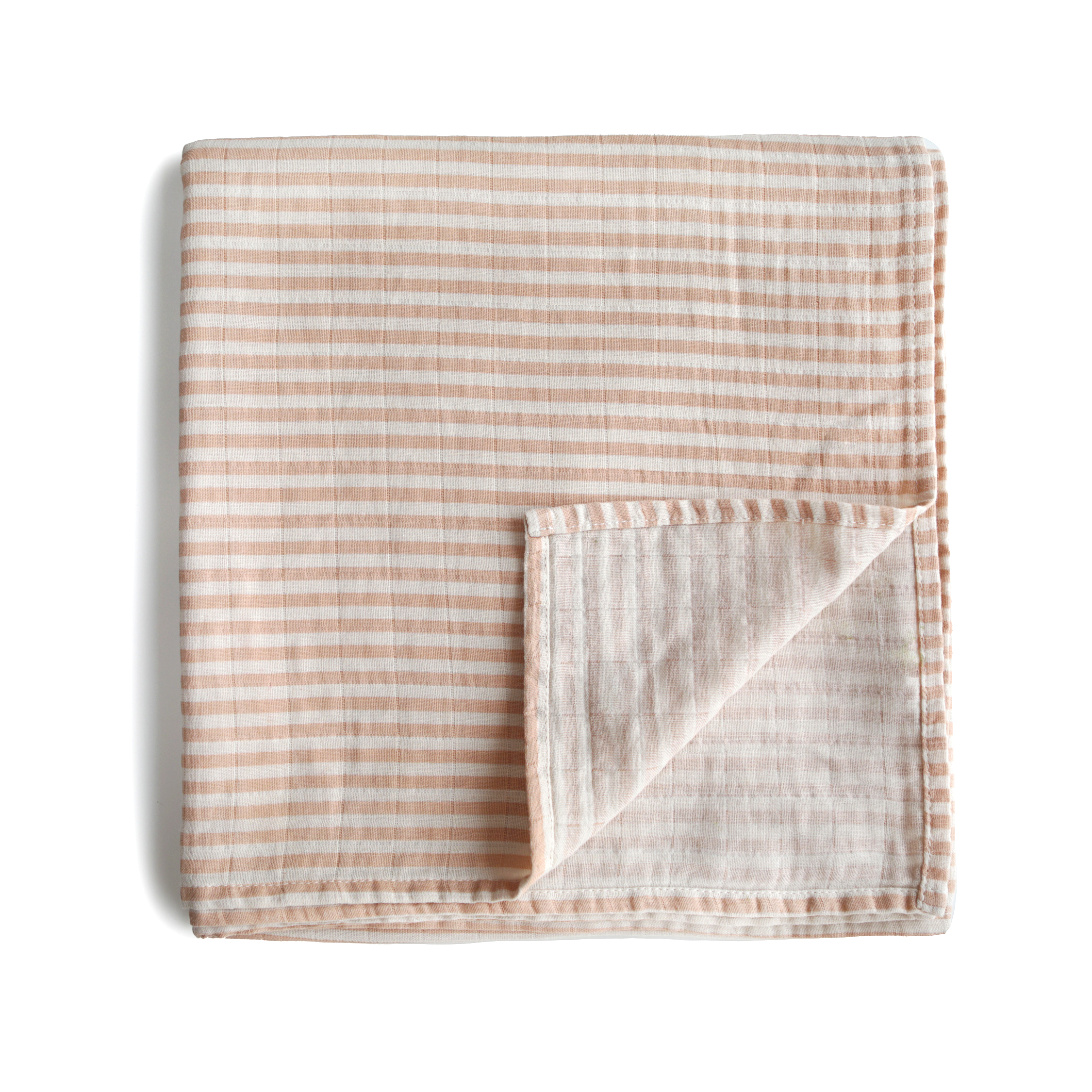 Mushie Muslinfilt Natural Stripe