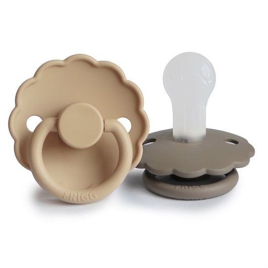 FRIGG Daisy Silikon Strl 1 Croissant/Portobello 2-pack
