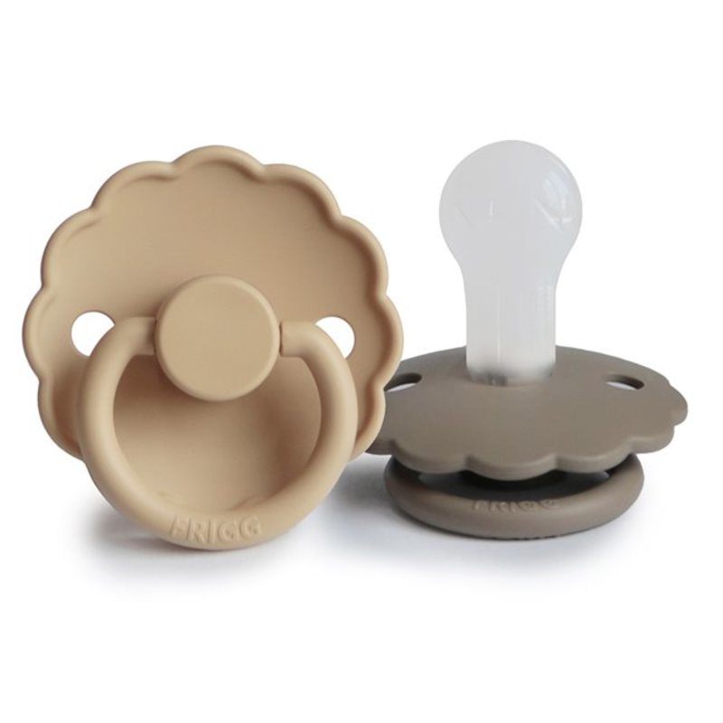 FRIGG Daisy Silikon Strl 1 Croissant/Portobello 2-pack