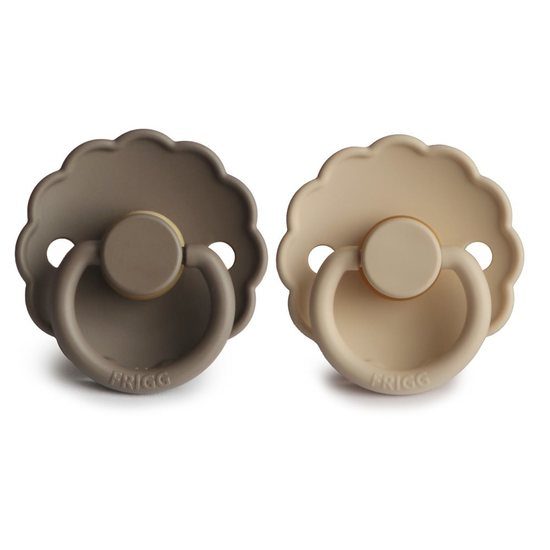 FRIGG Daisy Silikon Strl 1 Croissant/Portobello 2-pack