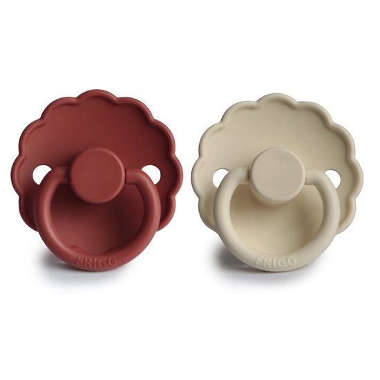 FRIGG Daisy Silikon Strl 2 Baked Clay/Cream 2-pack