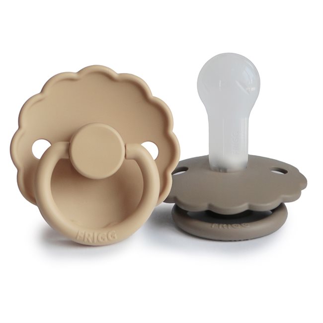FRIGG Daisy Silikon Strl 2 Croissant/Portobello 2-pack