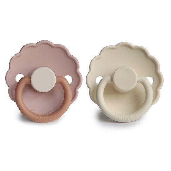 FRIGG Daisy Silikon Strl 2 Biscuit/Cream 2-pack