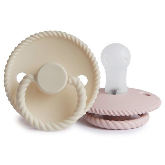 FRIGG Rope Silikon Strl 1 Blush/Cream 2-pack