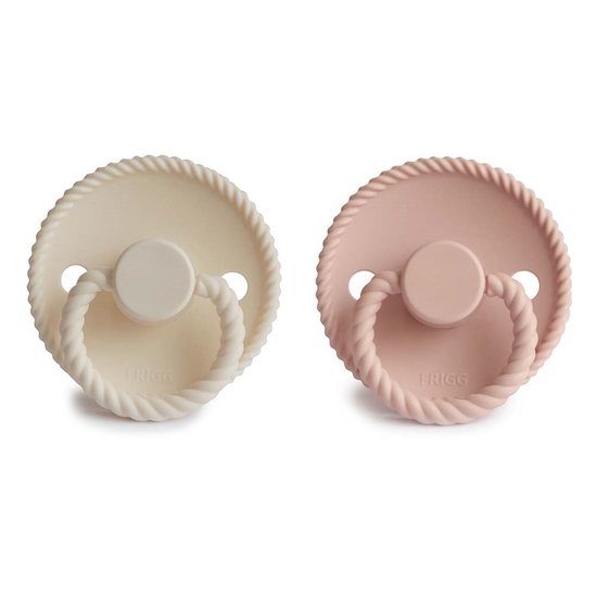FRIGG Rope Silikon Strl 1 Blush/Cream 2-pack