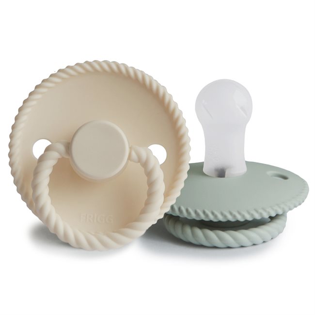 FRIGG Rope Silikon Strl 1 Cream/Sage 2-pack