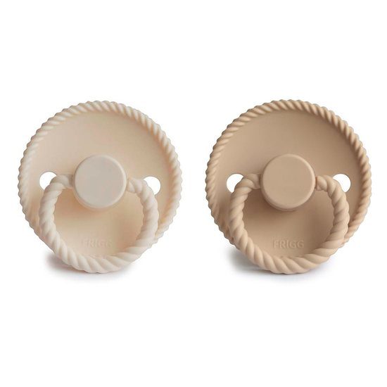 FRIGG Rope Silikon Strl 1 Cream/Croissant 2-pack