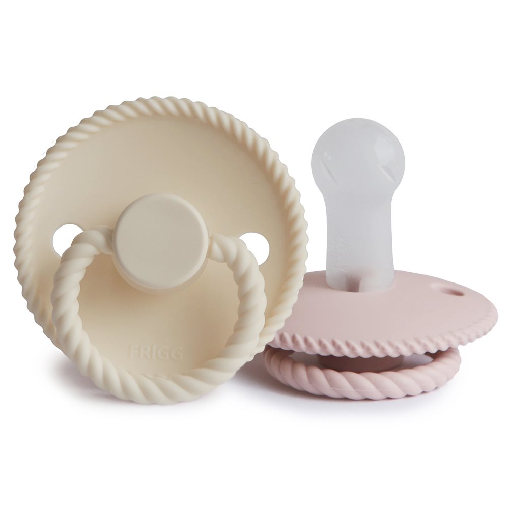 FRIGG Rope Silikon Strl 2 Blush/Cream 2-pack