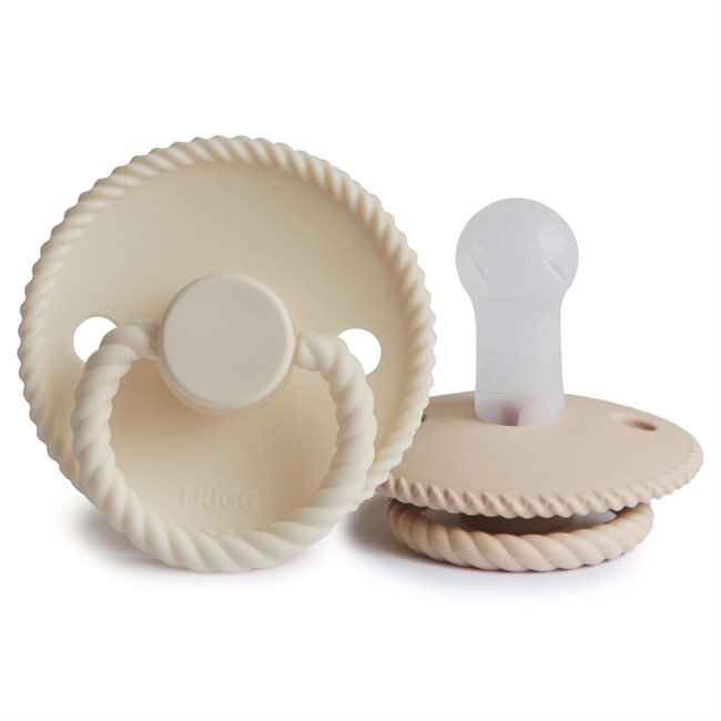 FRIGG Rope Silikon Strl 2 Cream/Croissant 2-pack