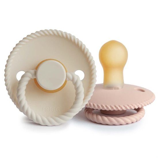 FRIGG Rope Latex Strl 1 Blush/Cream 2-pack
