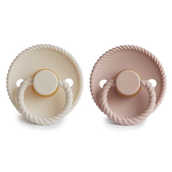 FRIGG Rope Latex Strl 1 Blush/Cream 2-pack
