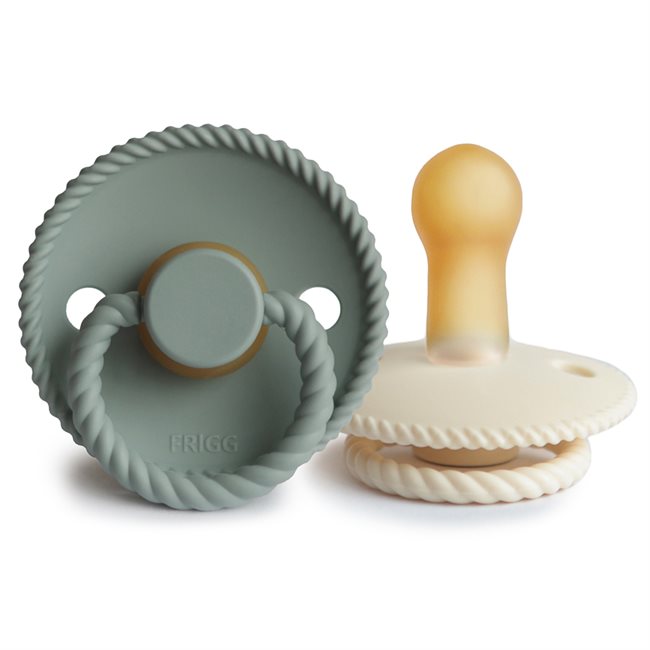 FRIGG Rope Latex Strl 2 Cream/Sage 2-pack