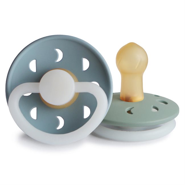 FRIGG Moon Phase Latex Strl 1 Stone Blue Night/Sage Night 2-pack